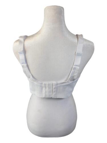 Glamorise Full Figure Plus Size MagicLift Seamless Sports Bra Wirefree White 36D - Picture 4 of 6