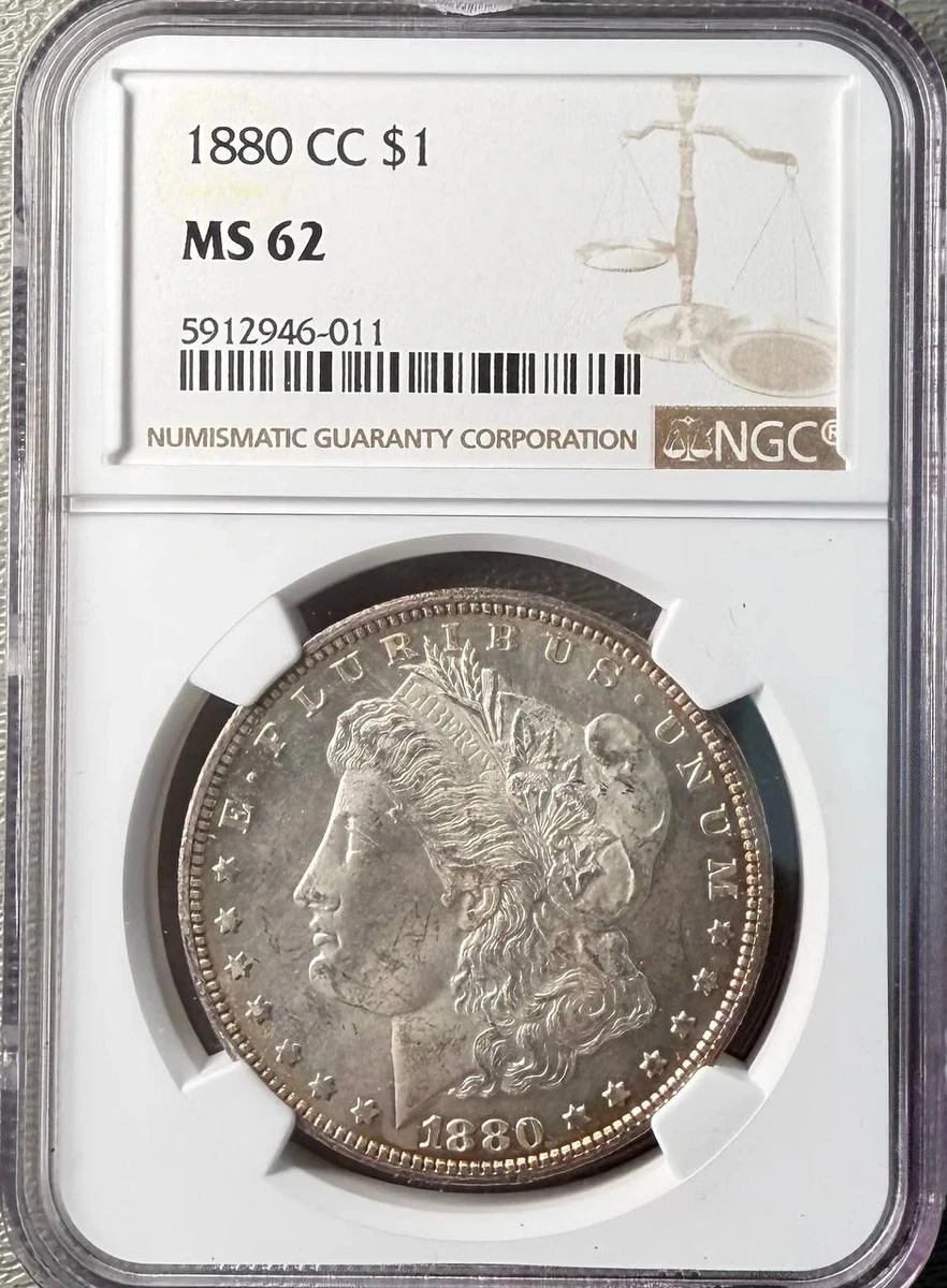 MS 62 Graded 1880 Year Morgan US Dollars (1878-1921) for sale | eBay