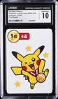 2025 POKEMON TARUKA 1ST PLACE-ROUND 1 PIKACHU CGC 10 GEM MINT