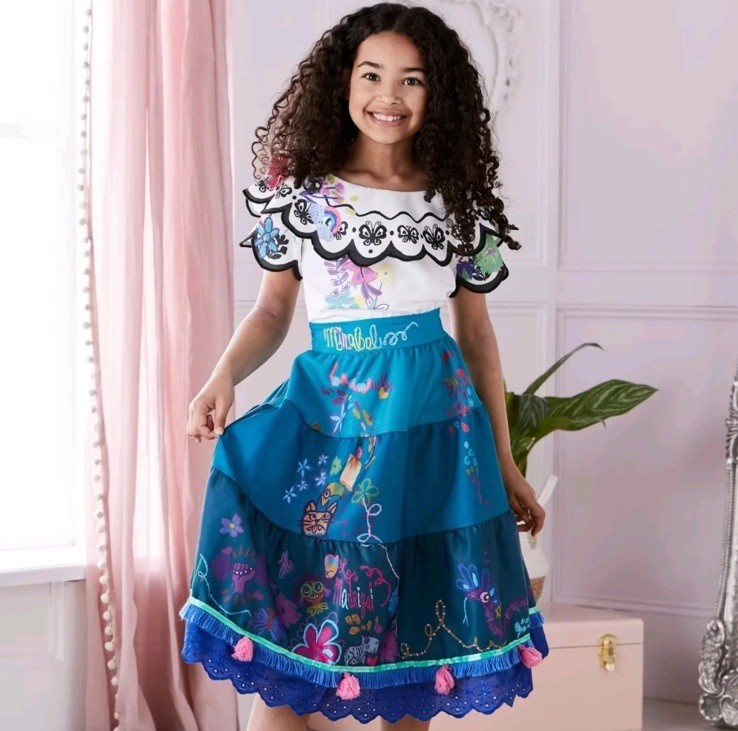 Disfraz de fantasía Encanto Mirabel para niños de 9 a 10 años Reino Unido Disney Store Parques