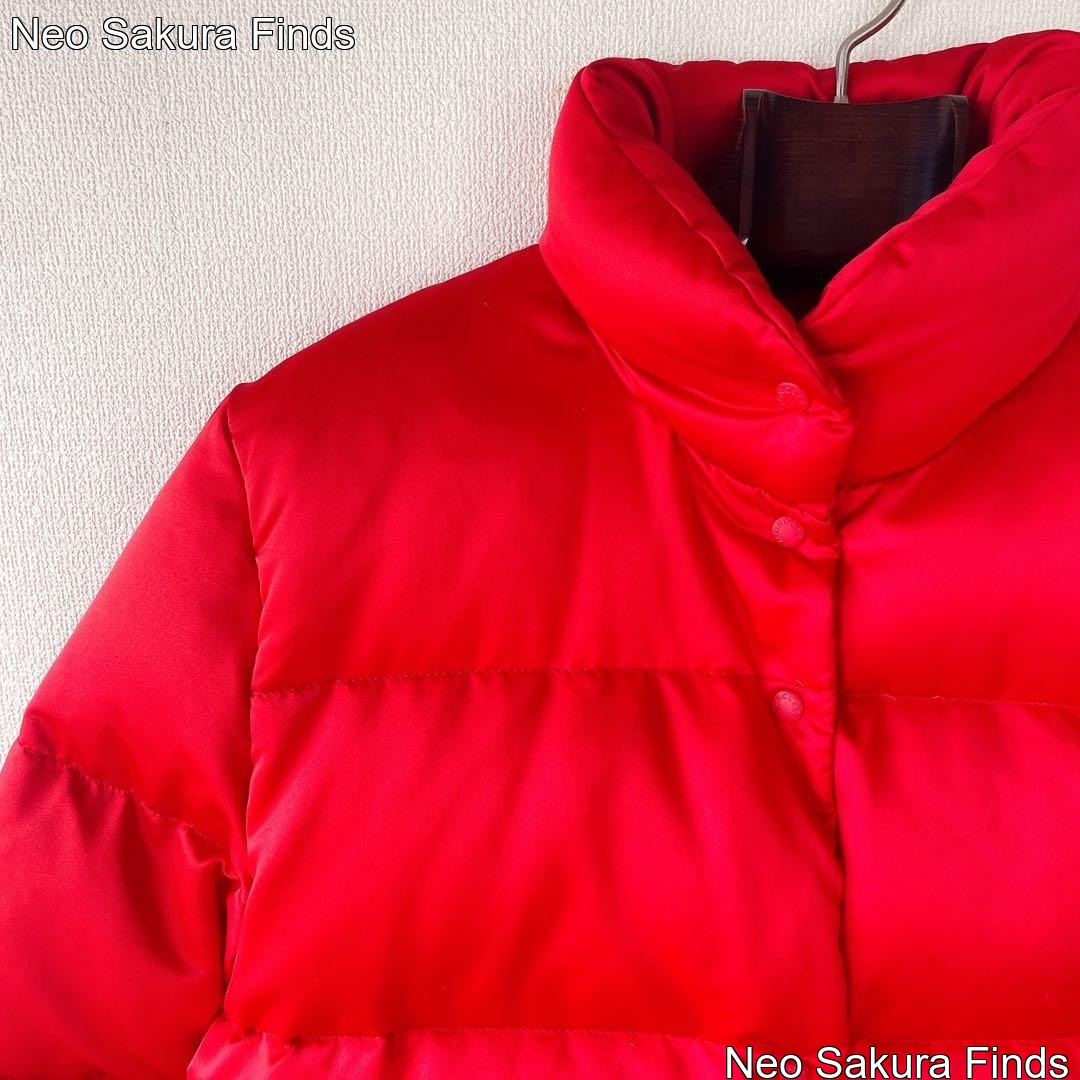 MONCLER Patch Down Jacket Blouson Coat Red Vintag… - image 2