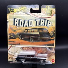 Hot Wheels Road Trip 64 Chevy Nova Station Wagon Black 164 Scale Premium New Hot Wheels Road Trip 64 Chevy Nova Station Wagon Black 164 Scale Premium New