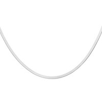 "FischgräT Halskette 3Mm 20\" Lang Edelstahl Schlangenkette Silber"