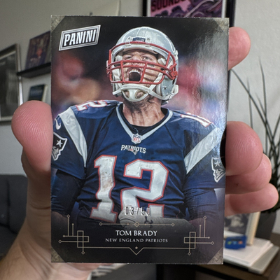 #ad 2016 Panini Black Friday Football Tom Brady #22 Patriots Serial Numbered 50 $125.00