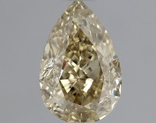 0.71ct GIA Certified Natural Fancy Brownish Yellow Pear Cut Loose Diamond 1096.73 per carat