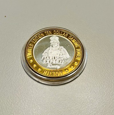 1990s Las Vegas Hilton .999 Silver Strike 0.6oz Starlight Express Rusty As-Is
