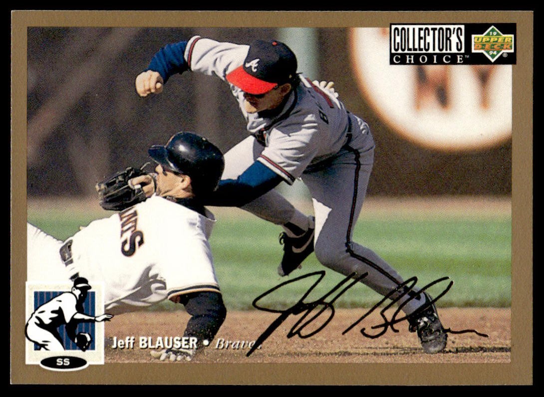1994 Collector's Choice #53 Jeff Blauser Gold Signature