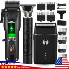 Professional Hair Clippers Trimmer Cutting Beard Cordless Barber Shaving Machine