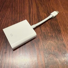 Apple A1307 Mini DisplayPort to VGA Adapter Monitor Projector PC MAC White .