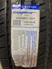 2 New 245 65 17 Crosswind Ht2 Highway All Season Tires