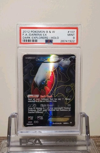 Darkrai-EX graded PSA 9 for sale on eBay