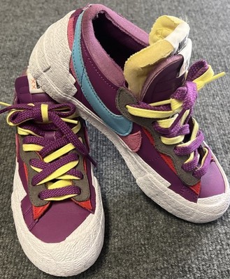Nike KAWS Sacai Blazer Low Shoes Mens Size 6 Purple Dusk DM7901-500