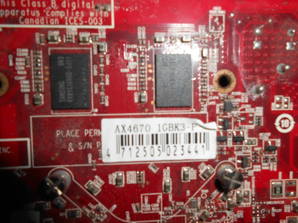 Radeon PCS Powercolor AX4670 1GBK3-P Video Card - Image 3 of 4