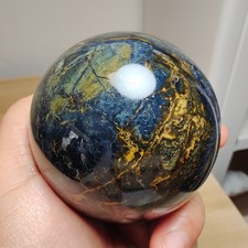 453g WOW! Natural Rare Pietersite Crystal ball Quartz Sphere Healing D457