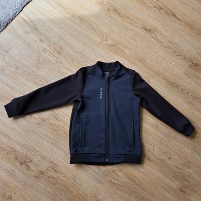 Decathlon KIPSTA Trainings-Jacke Gr. 104-110 4-5 J. schwarz TOP