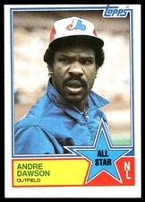 Andre Dawson 1983 Topps #402 Montreal Expos MLB READ FREE SHIPPING AutographDen