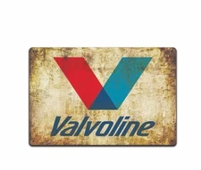 Valvoline Gas Oil Sign Station, Garage Auto Shop Retro Rustic Tin Man Cave New