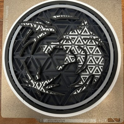 The Witcher (TV Show) 3D gedrucktes Mosaik