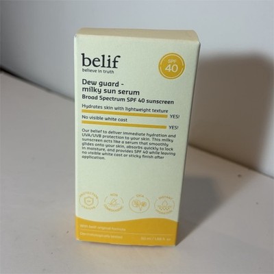 belif Dew guard Milky Sun Serum Chemical Sunscreen Broad Spectrum SPF 40 50ml
