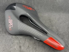 Selle San Marco ShortFit Dynamic Wide Black/Red 255mm x 145mm MSRP $200
