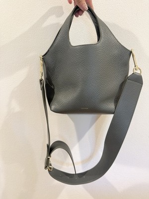 Cuyana Dark Olive Mini System Tote Bag + Crossbody Strap