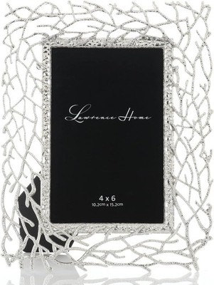 Lawrence Frames Silver Branch Frame, 4x6