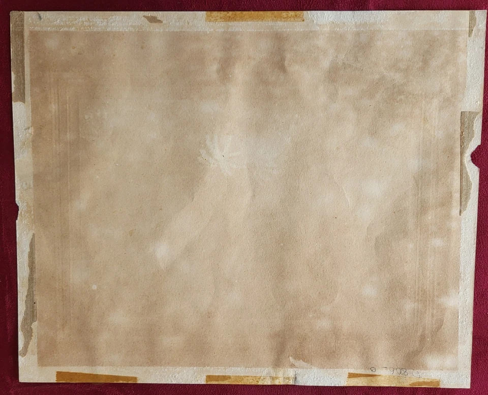 GRAVURE COMTEMPORAINE - 1958 - OVRO PRETO (BRESIL) - NUMEROTEE 165/200 SIGNEE - Photo 2/2