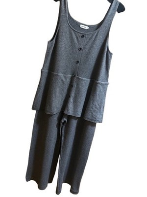 LEPSIM 12-Gauge Peplum Jumpsuit New