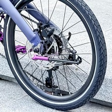Cavalletto sinistro per bici pieghevole 16 pollici con lega di alluminio per Dah