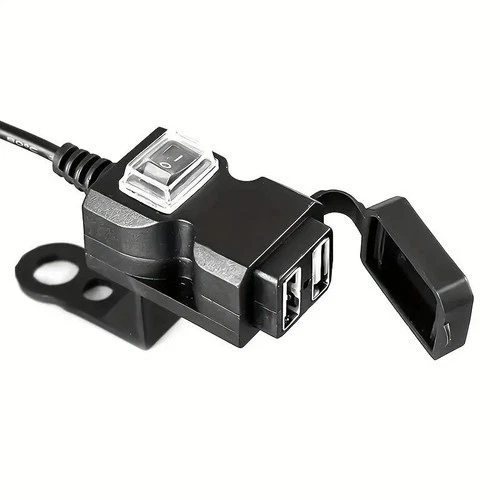 Waterproof Motorbike Motorcycle USB Charger Power Adapter Socket For Phone GPS - Picture 1 of 7