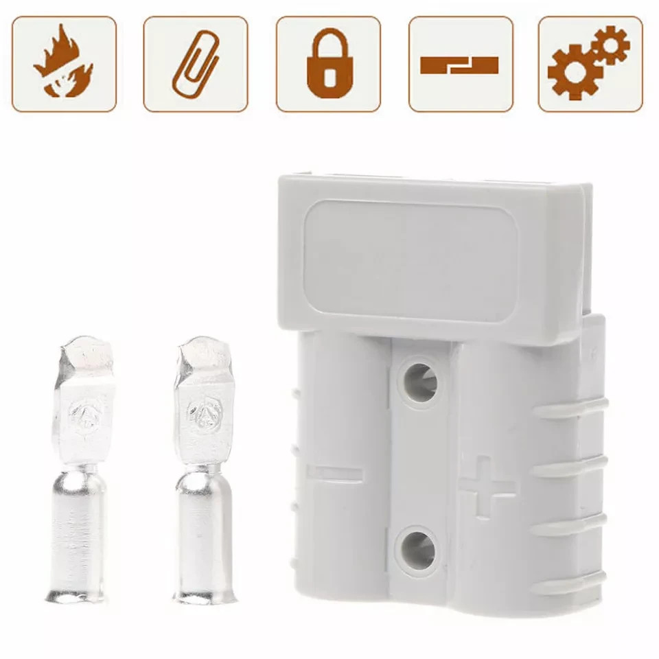 6AWG 12-24V DC 전동공구용 앤더슨 스타일 50A 플러그 커넥터 10개입 4