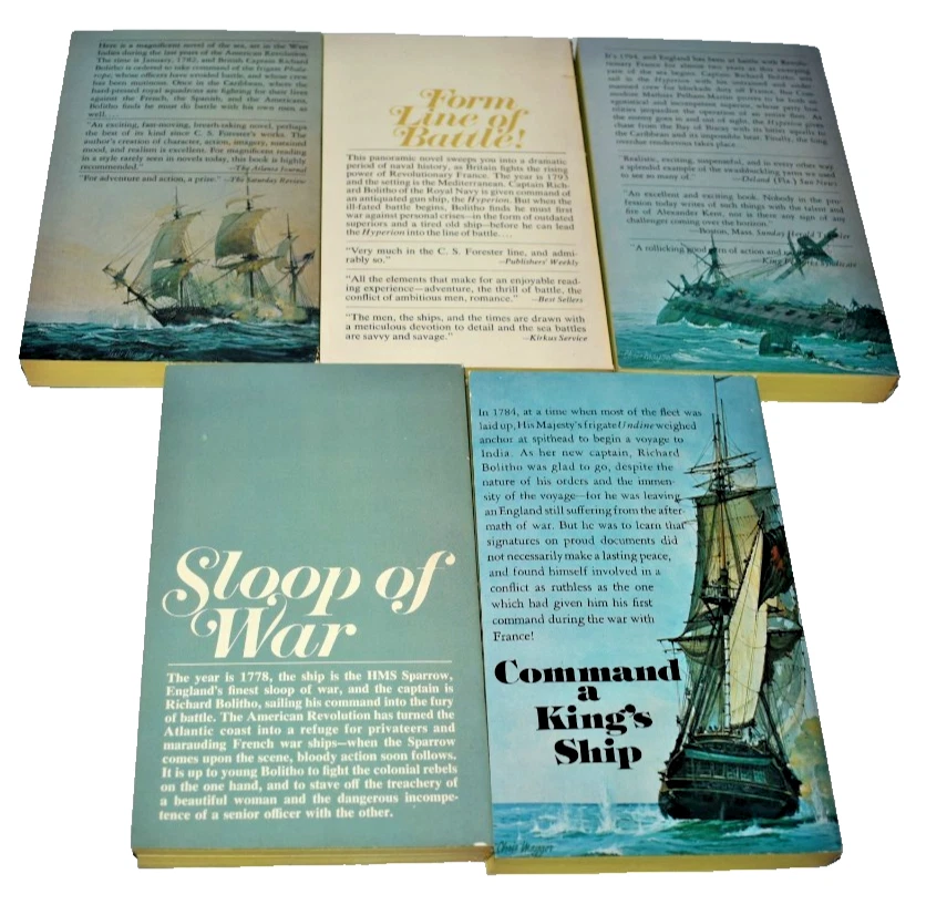 Alexander Kent The Richard Bolitho Saga Lot Of 5 PB Books - Image 2 of 3