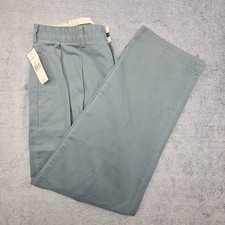 Vintage Polo Ralph Lauren Andrew Pants Mens 36x30 90s Teal Double Pleated Chinos