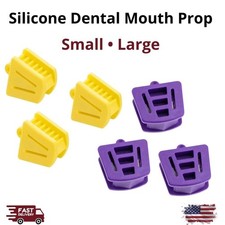 VastMed 3/Pk Dental Mouth Prop Bite Block S/L Silicone Latex-Free Flexible Soft