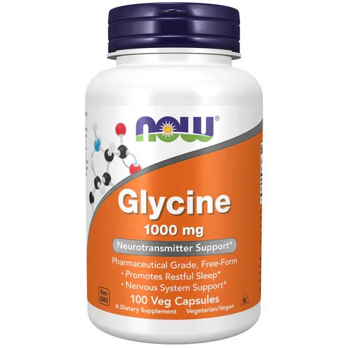 Glycine 1000 mg 100 Caps By Now Foods