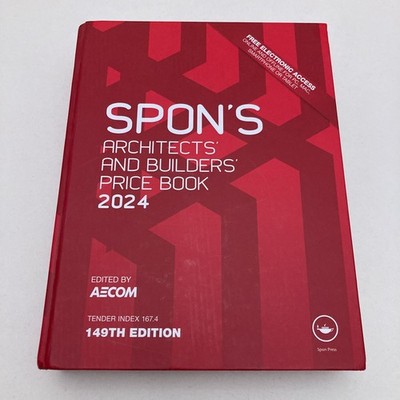 Spon's Architects' and Builders' Price Book 2024 by AECOM (Hardback, 2023)