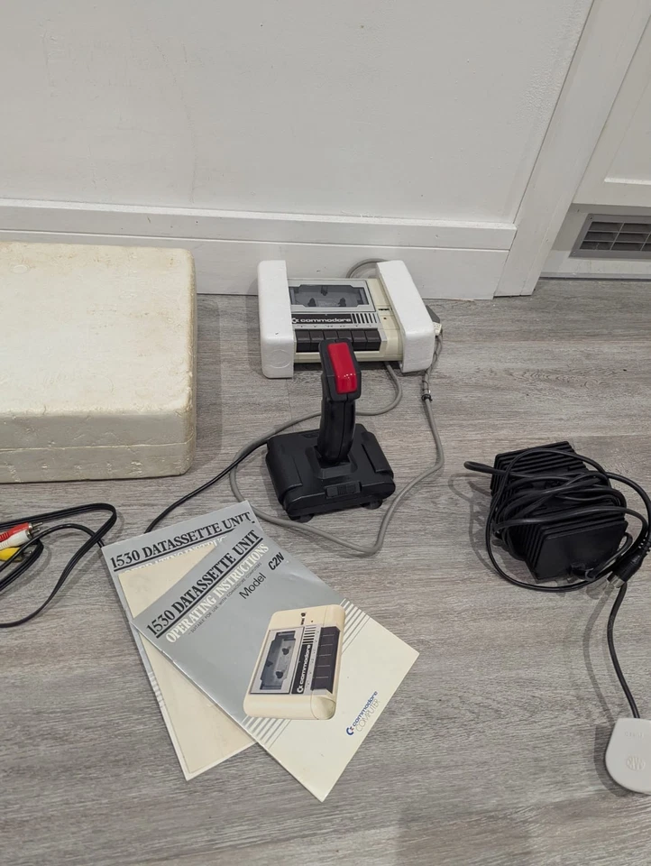 Commodore 64 Boxed Console, joystick and Tape Deck Plus Original Box  - Image 3 of 4