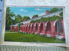 Postcard West Range University of Virginia Charlottesville Virginia USA