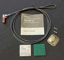 Targus Defcon CL Laptop Combination Cable Lock PA410U NEW-Opened No Packaging
