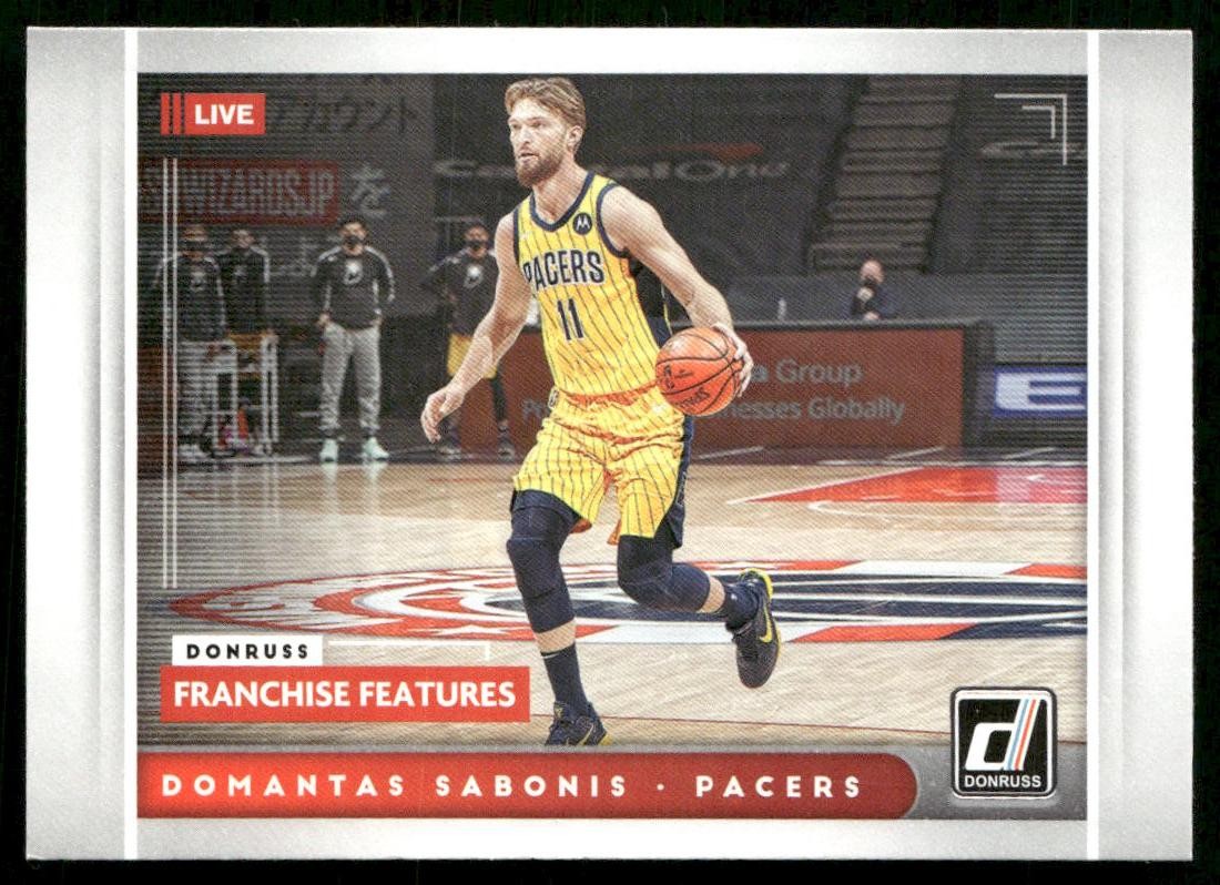2021-22 Donruss #26 Domantas Sabonis Franchise Features