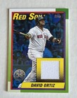 David Ortiz 2025 Topps Series 1 1990 Game-Used Relic /150 T90R-DO Boston Red Sox