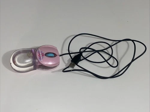 Hello Kitty Liquid Filled Computer Mouse Aqua Bathtub Vintage Optical USB Works
