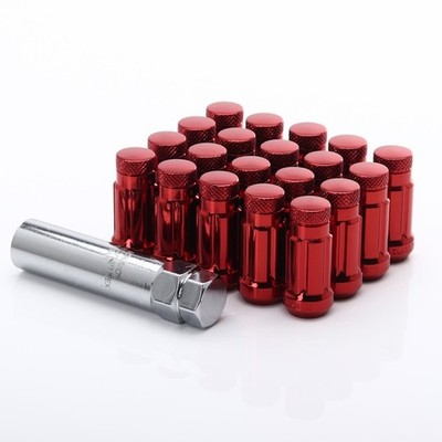 Japan Racing Forged Steel Radmuttern JN4 12x1,50 - Red (20er Set)
