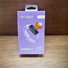 Fitbit Inspire 3 Activity Tracker - Black with Lilac Bliss Band- New Sealed!