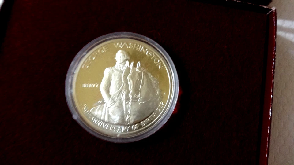 1982-Washington-Comemmorative-90% Silver Proof  Half Dollar-OGP. FREE SHIP#1705. - Image 2 of 4