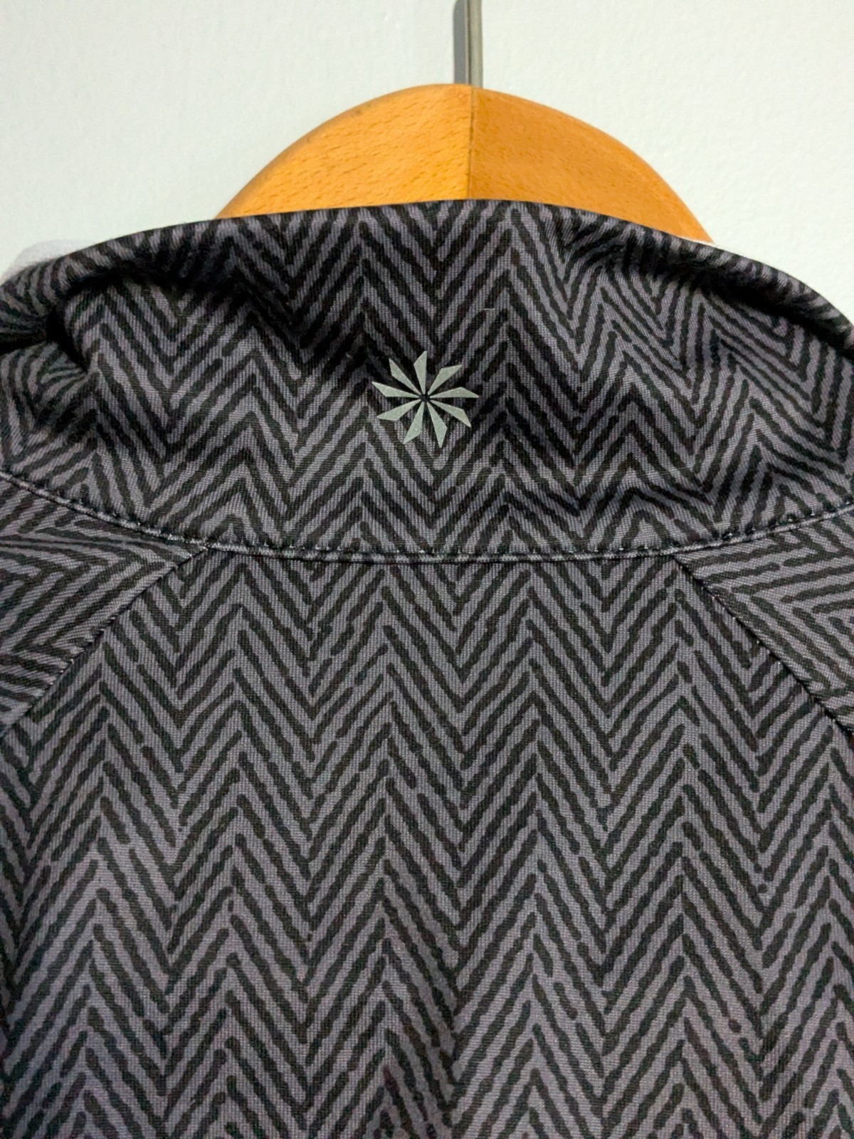 Athleta Quarter Zip Jacket Chevron Pattern W/ Str… - image 7