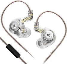Keephifi KZ EDX Pro in Ear Monitors with Microphone KZ IEM Earphones Dual DD