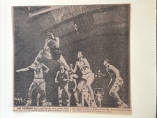 Billy Cunningham North Carolina vs Maryland 1964 Sporting News Basketball 7X8