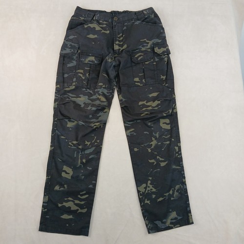 Military Mens 30x30 Camo Cargo Pants Multicam Dark Tactical Ripstop
