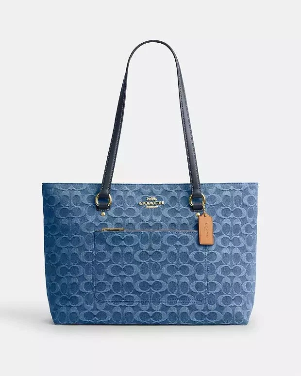 Coach Denim Exterior Tote Bags & Handbags for Women for sale | eBay